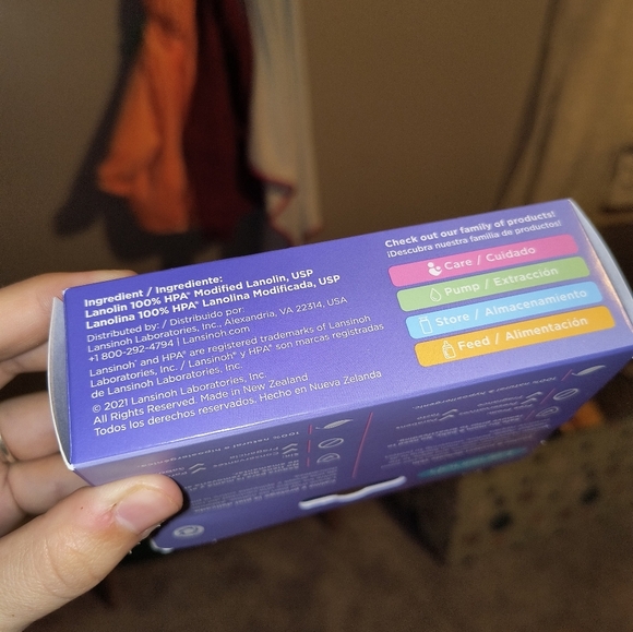 Lansinoh Lanolin Nipple Cream for Breastfeeding Mom Safe for Baby, Relief for Ma - Picture 3 of 3